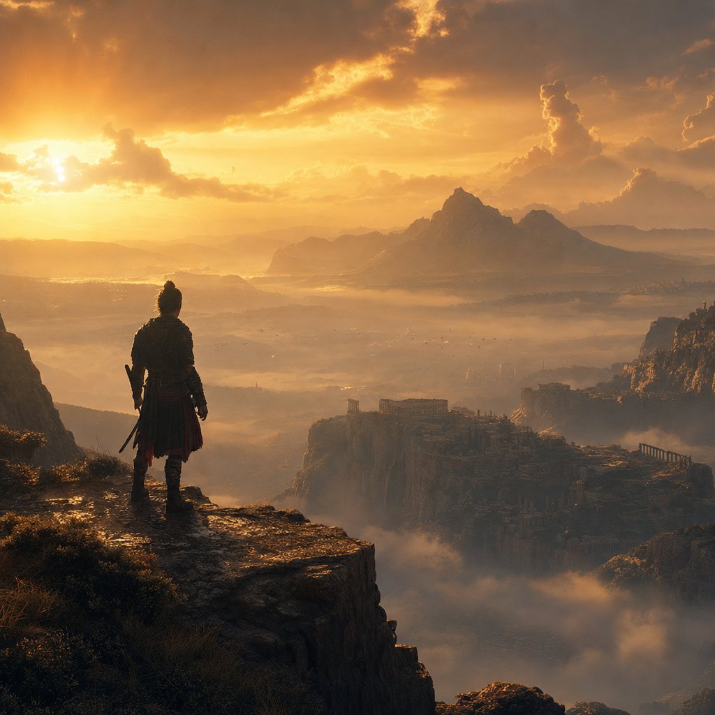 AI-generated cinematic frame
